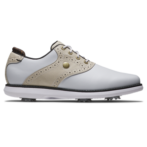 FOOTJOY WOMENS TRADITIONS WHITE/WHITE/BEIGE PREVIOUS SEASON
