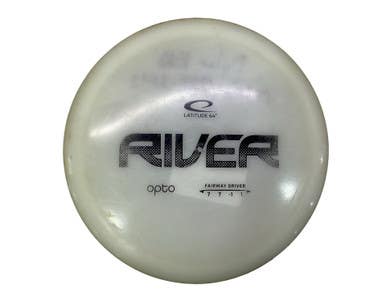 Used Latitude 64 RIVER OPTO Disc Golf Driver White 176g 11347-S000262348