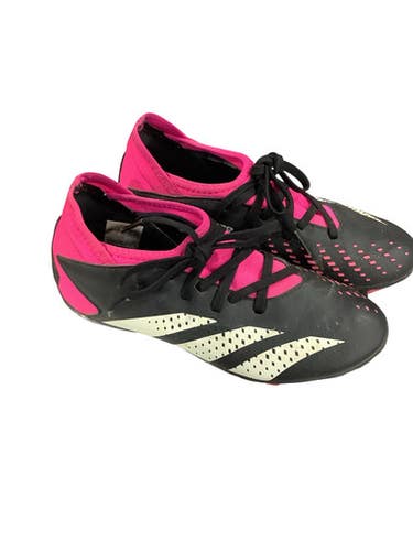 Used Adidas PREDATOR Soccer Cleats Black Junior 03.5 11347-S000262351