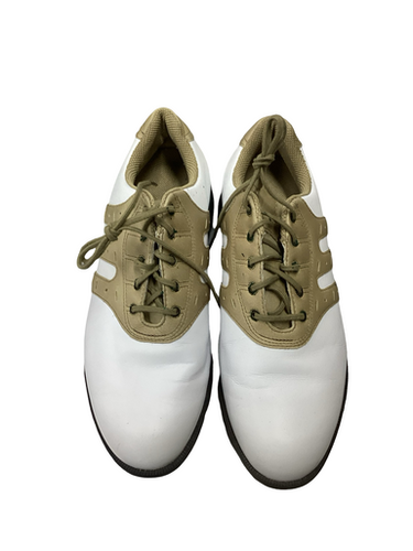 Used Adidas Mens Golf Shoes White Senior 8.5 11613-S000175508