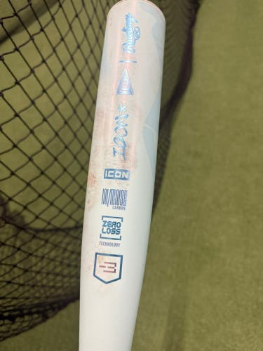2026 Rawlings Icon Composite BBCOR Certified Bat (-3) 28 oz 31" (Used)