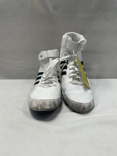 Used Adidas HVC K Wrestling Shoes White Senior 10 11490-S000268219