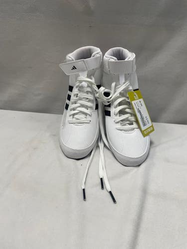 Used Adidas HVC K Wrestling Shoes White Senior 6 11490-S000268216
