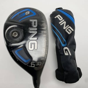 Ping G 2016 6 Hybrid 30* TFC 80 H Senior Graphite Mens RH HC Oversize Grip