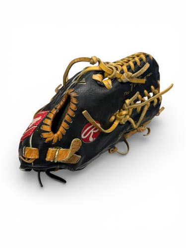 Used Rawlings JUNIOR BB/SB Glove RH Throw Black 12" 11863-S000025101