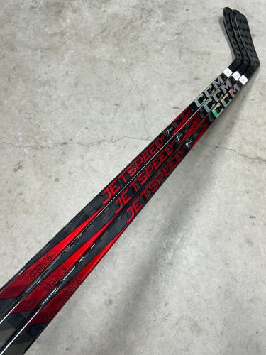 3 PACK 75 Flex P29 Senior CCM Jetspeed FT7 Pro Left Hand Hockey Stick Pro Stock (New)