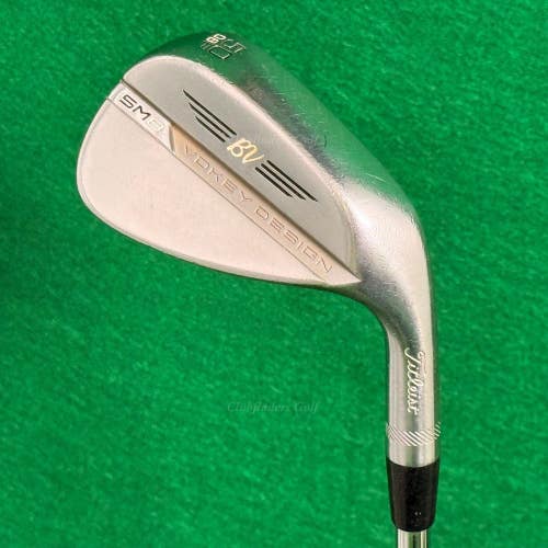 Titleist Vokey SM8 Chrome 50-8F 50 Gap Wedge Factory Stepped Steel Wedge Flex