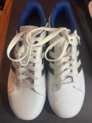 Adidas Grand Court Size 6 Mens Unisex Big Kids Camo Blue