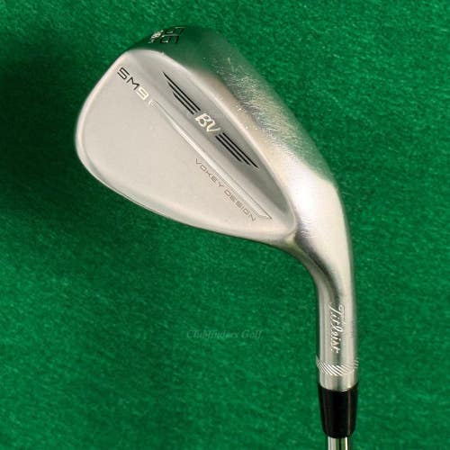 Titleist Vokey SM9 Chrome 56-8M 56 Sand Wedge Vokey Design Steel Wedge Flex