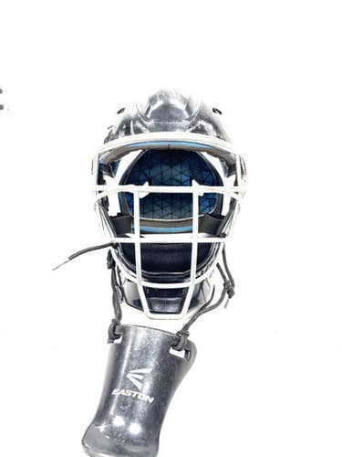 Used Easton GAMETIME 6 1/2 - 7 1/8 Catchers Helmet w/Mask Black SM 11860-S000303465