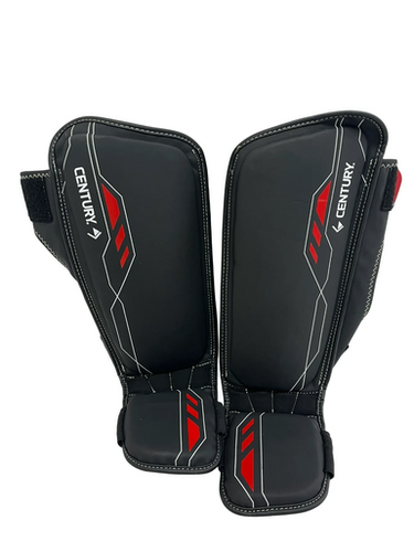 Used Century BRAVE Martial Arts Shin Pads Black S/M 11692-S000145539