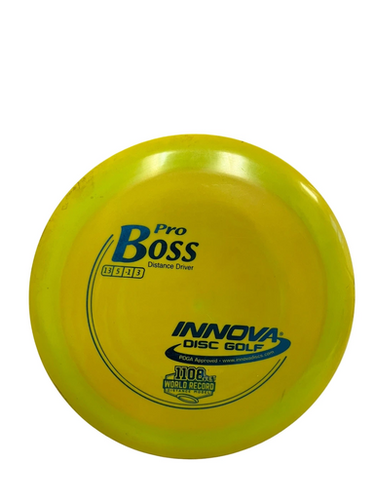 Used Innova PRO BOSS Disc Golf Driver Yellow 169g 11692-S000145544