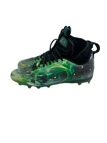 Used Under Armour LUX MC Adult FB Cleats Green Senior 10 11692-S000145464