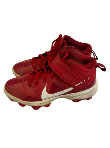 Used Nike TROUT BB/SB Cleats Red Junior 03.5 11692-S000145492