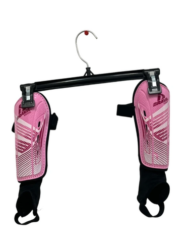 Used Brava Soccer Shin Guards Adult Pink SM 11692-S000145496