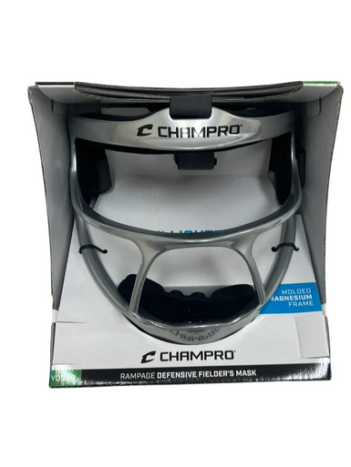 Used Champro YOUTH BB/SB Fielders Mask Grey One Size 11692-S000145498