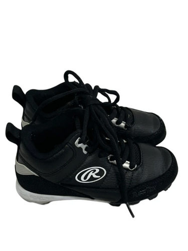 Used Rawlings BB CLEATS BB/SB Cleats Black Youth 11.0 11692-S000145497