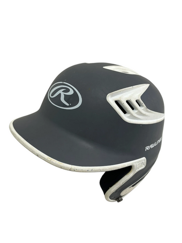 Used Rawlings R16S-REVB Batting Helmet No Mask White And Grey One Size 11692-S000145507