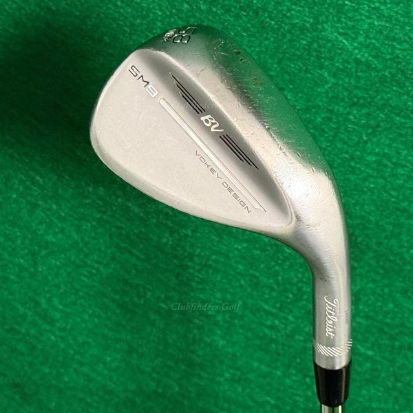 Titleist Vokey SM9 Chrome 58-8M 58 Lob Wedge Vokey Design Steel Wedge Flex