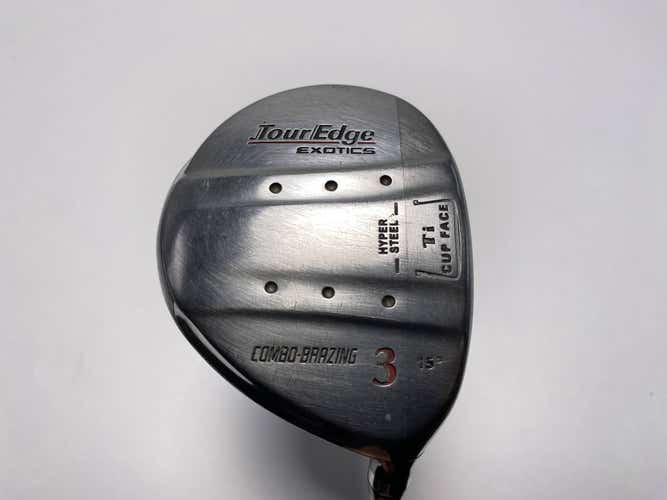 Tour Edge Exotics 3 Fairway Wood 15* Fujikura High Launch System 66g Regular RH