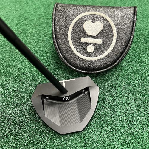 LAB Golf OZ.1 Black 35.5" Men's Right Hand Black Steel Shaft Zero Torque w/HC