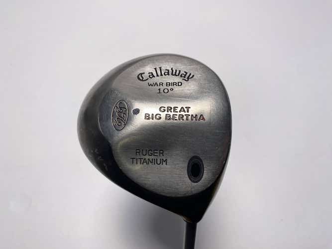 Callaway Original Great Big Bertha Driver 10* GBB UL Regular Graphite Mens RH