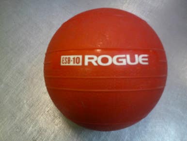 Used Medicine Ball Red 10 lb 11339-S000197996