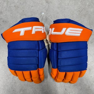 13.5” True Pro 4 Roll Edmonton Oilers Gloves Pro Stock (New) NHL