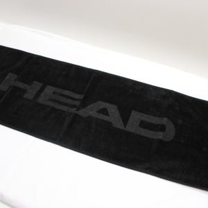 *PROMO ITEM* HEAD SPEED LEGEND BLACK 100% COTTON TOWEL. SIZE: ~40" X ~12.5"