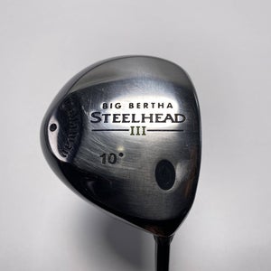 Callaway Steelhead III Driver 10* System III Regular Graphite Mens RH