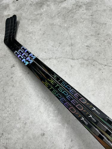 3 PACK - 95 Flex P92M Senior CCM Jetspeed FT7 Pro Right Hand Hockey Stick Pro Stock (New)