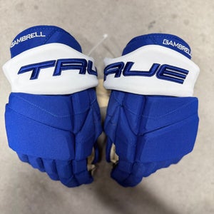 14” True Catalyst 9X Pro What’s Toronto Maple Leafs Gloves Pro Stock (New) NHL