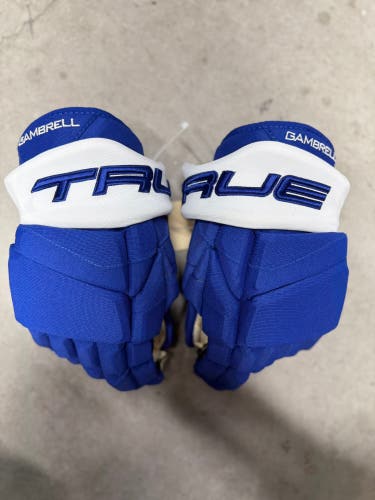 14” True Catalyst 9X Pro What’s Toronto Maple Leafs Gloves Pro Stock (New) NHL