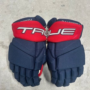 14” True Catalyst 9X Pro Columbus Blue Jackets Gloves Pro Stock (New) NHL