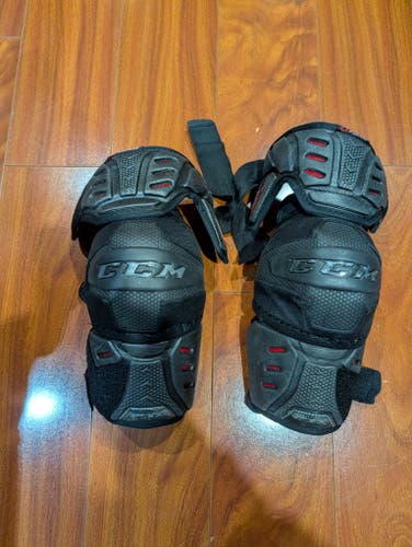 Game Used Pro Stock CCM RBZ Elbow Pads Sr. Medium