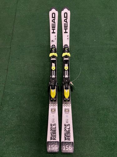 Women's HEAD WC Rebels i.SL RD 156 cm Racing Skis With Bindings Max Din 14 (Used)