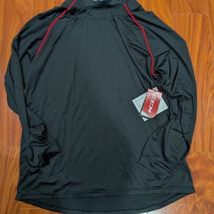 NEW CCM Base Layer Top w/Integrated Neck Guard, Sr. XL