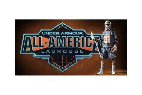 Under Armour All America lacrosse game team hoodie L large mens