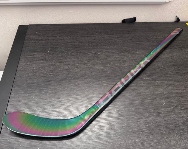 NEW 2025 Bauer Mystery Mini Hockey Stick — CHAMELEON CHROME Right Handed (New)