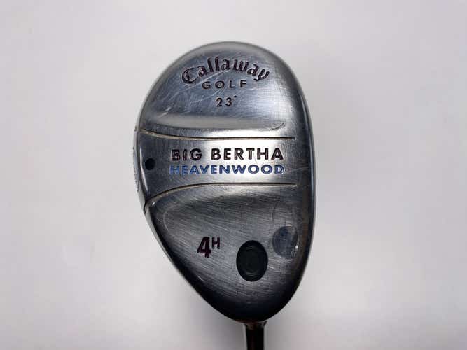 Callaway Big Bertha Heavenwood 4 Hybrid 23* Big Bertha Gems 55 Ladies RH