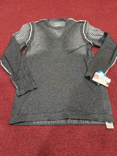 Gray Large/Extra Large Adult Unisex Bauer Compression S22 seamless Base Layer (New) Item#S22BS
