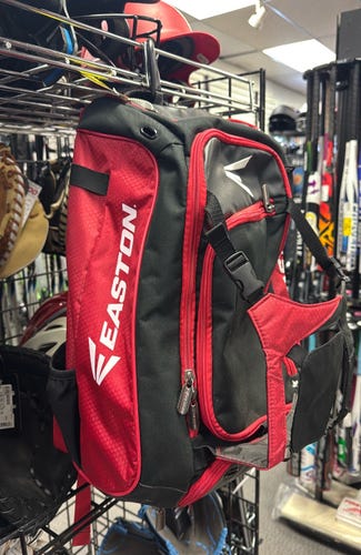 Easton baseball Gametime Red and Black adult senior backpack bat pack (Used) SR