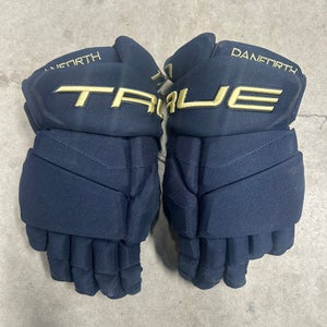 14” True Catalyst 9X Pro Columbus Blue Jackets Gloves Pro Stock (New) NHL