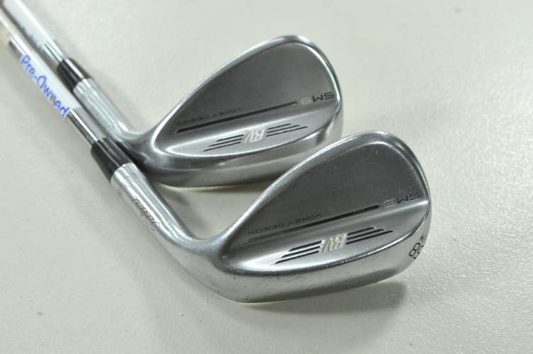 Titleist Vokey SM9 Tour Chrome 54*, 58* Wedge Set RH Wedge Flex Steel # 208717