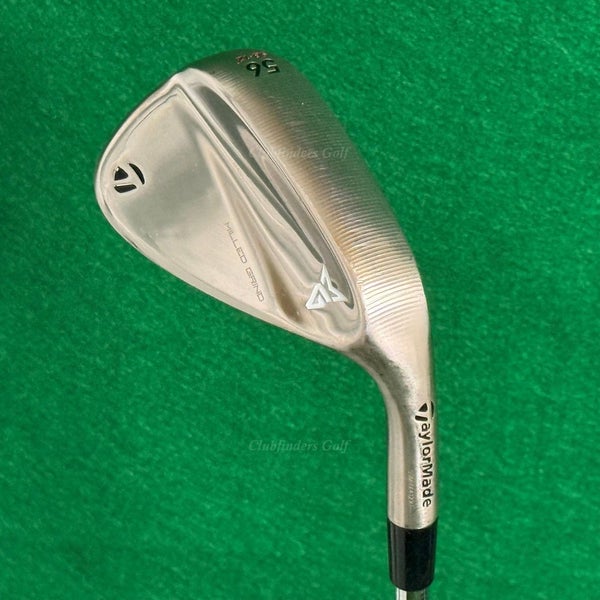 TaylorMade Milled Grind Chrome 56-SB12 56 Sand Wedge KBS Tour 105 Wedge Flex