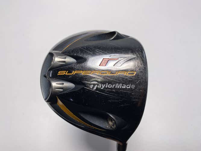 TaylorMade R7 Superquad Driver 10.5* Fujikura REAX 65g Regular Graphite Mens RH