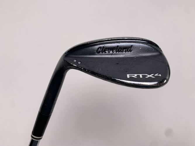 Cleveland RTX 4 Black Satin Sand Wedge SW 56* 10 DG S400 Tour Stiff Mens LH