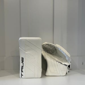 True Hzrdus 9x4 Regular Hand Goalie Glove & Blocker (New)