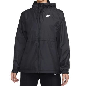 Nike Sportswear Women's Black Essential Repel Woven Jacket (DM6179-010) XL