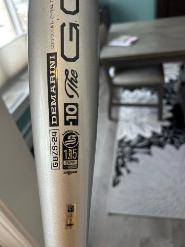 2024 DeMarini The Goods Hybrid USSSA Certified Bat (-10) 20 oz 30" (Used)